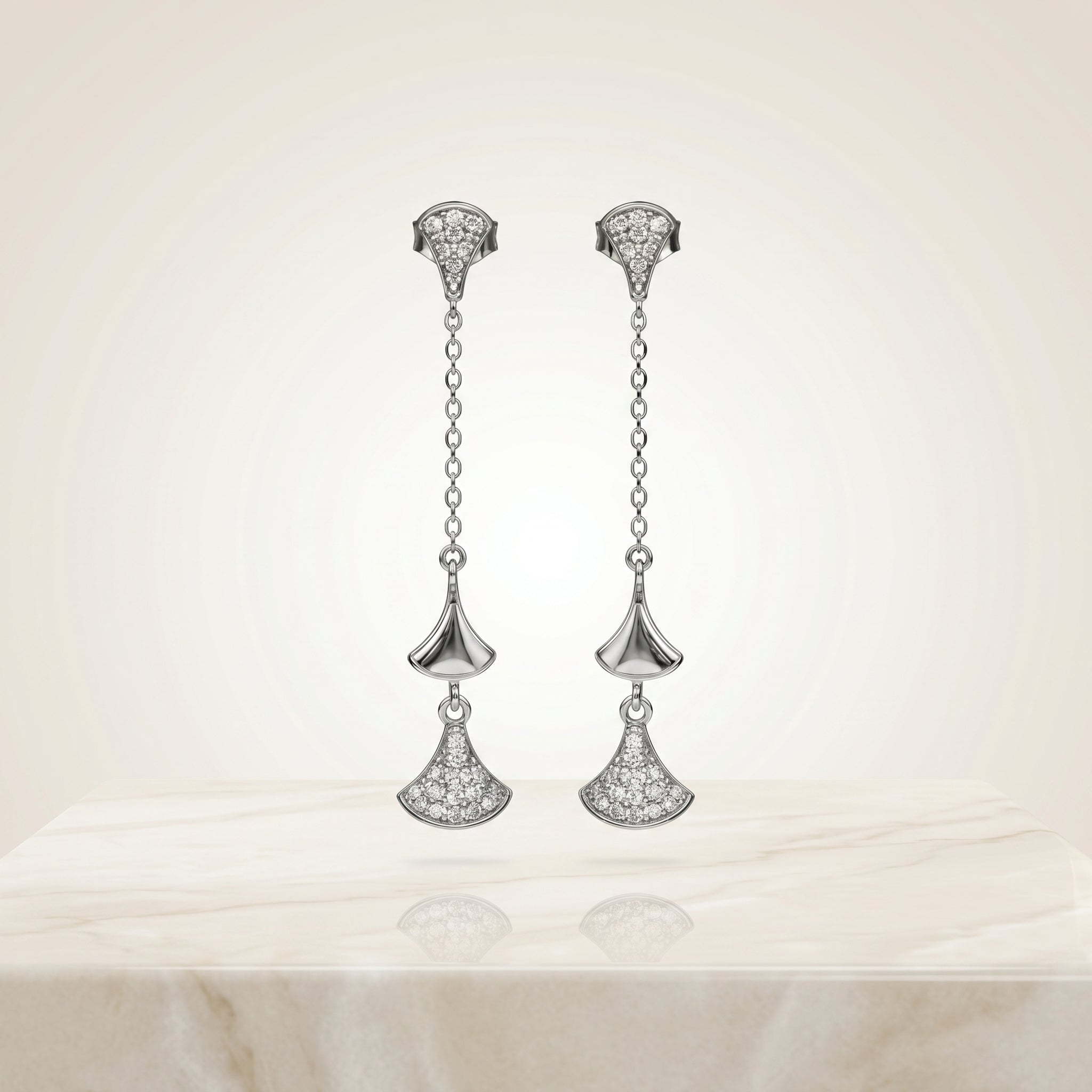 Elegant Long Drop Earrings for Women | Stylish Party Wear Earrings | 925 Sterling Silver