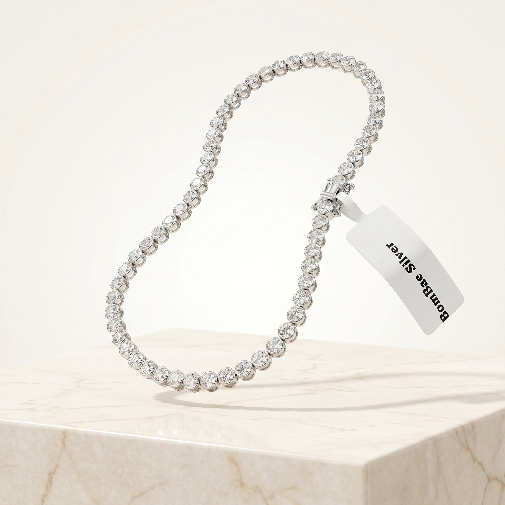 Classic Tennis Bracelet for Women | Elegant Stone Bracelet | 925 Sterling Silver