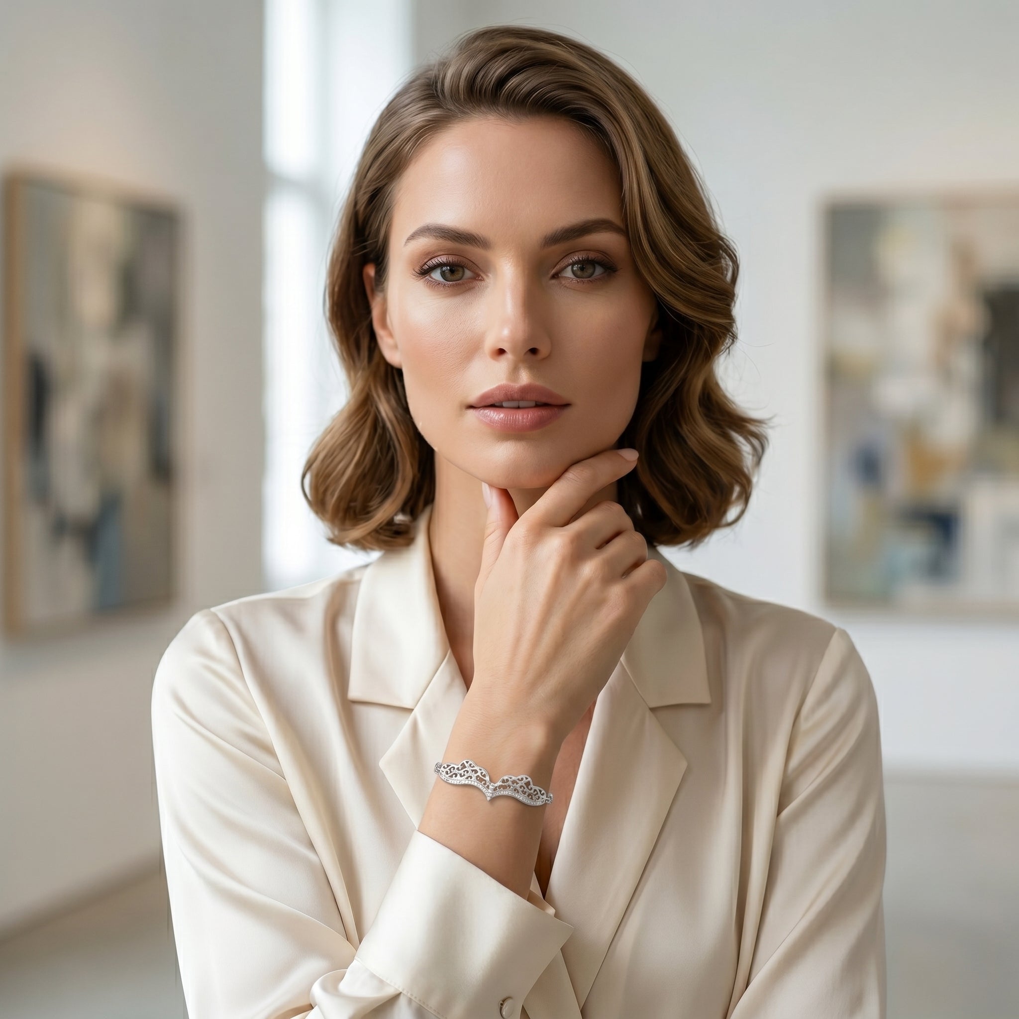 Elegant Filigree Heart Bracelet for Women | Stylish Daily Wear Bracelet | 925 Sterling Silver