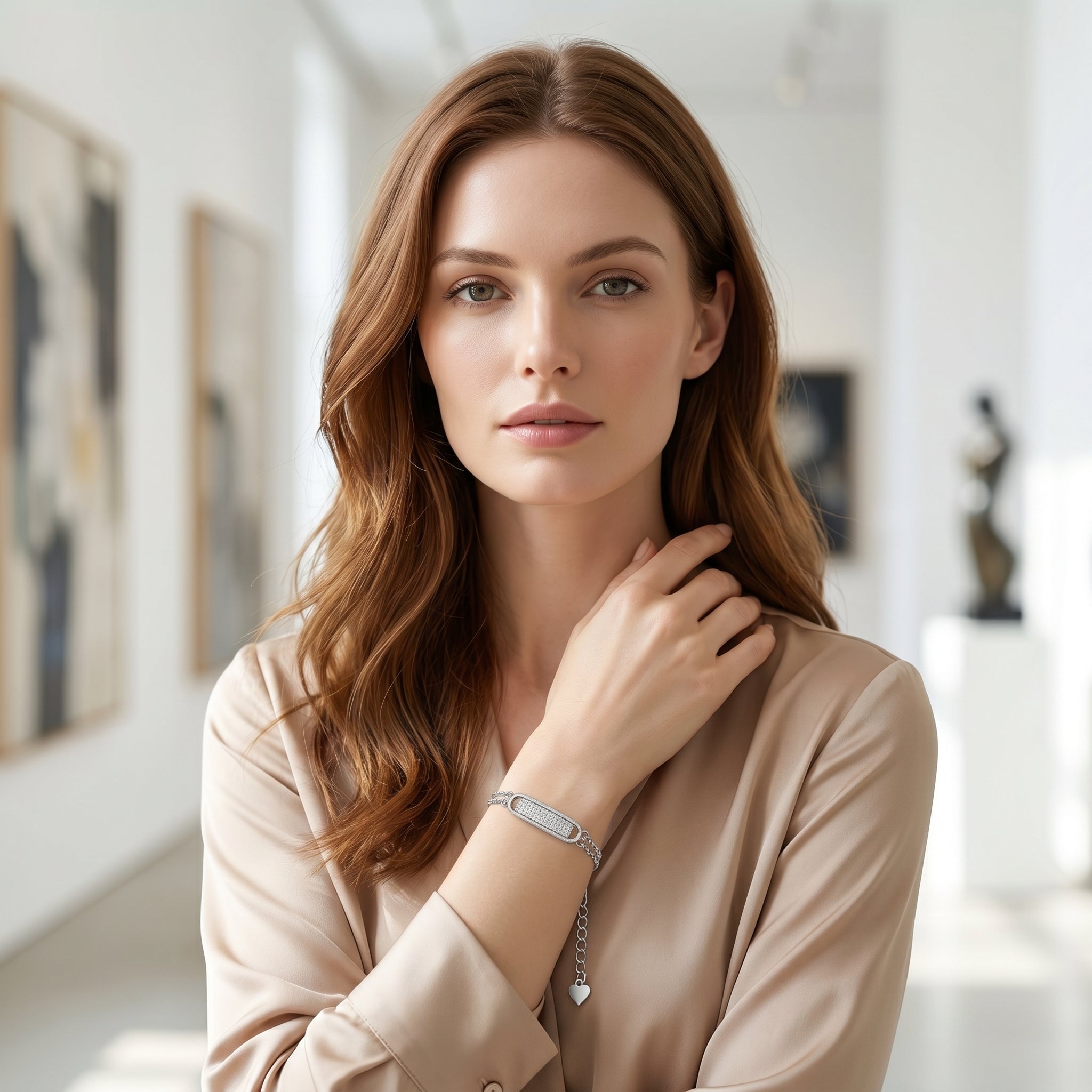 Elegant Stone Bar Bracelet for Women | Stylish Daily Wear Bracelet | 925 Sterling Silver