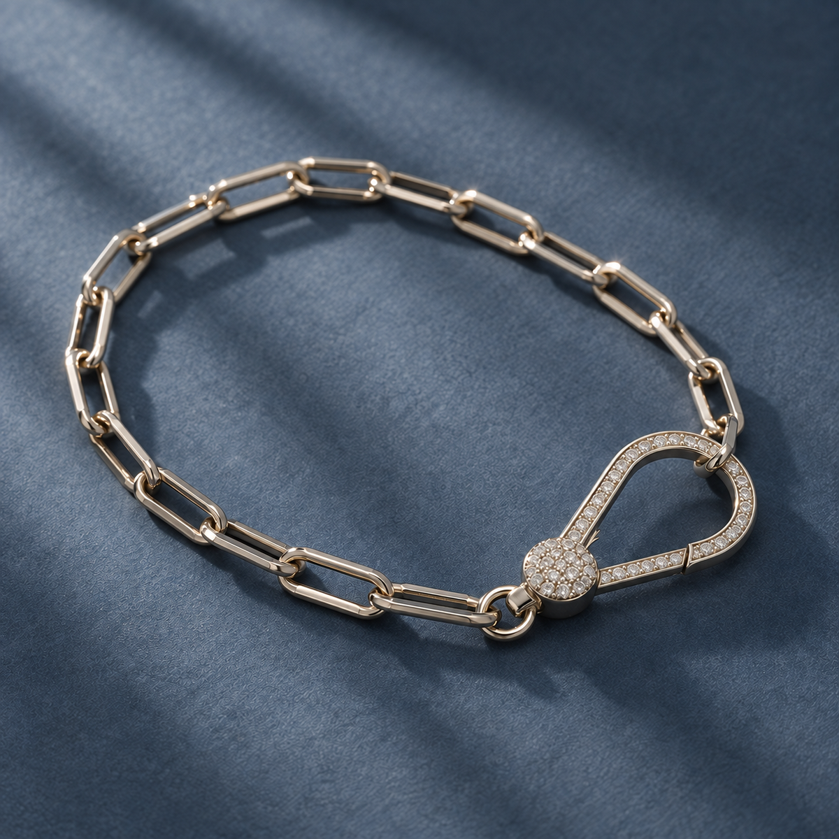 Minimal Heart Link Bracelet for Women | Elegant Daily Wear Bracelet | 925 Sterling Silver