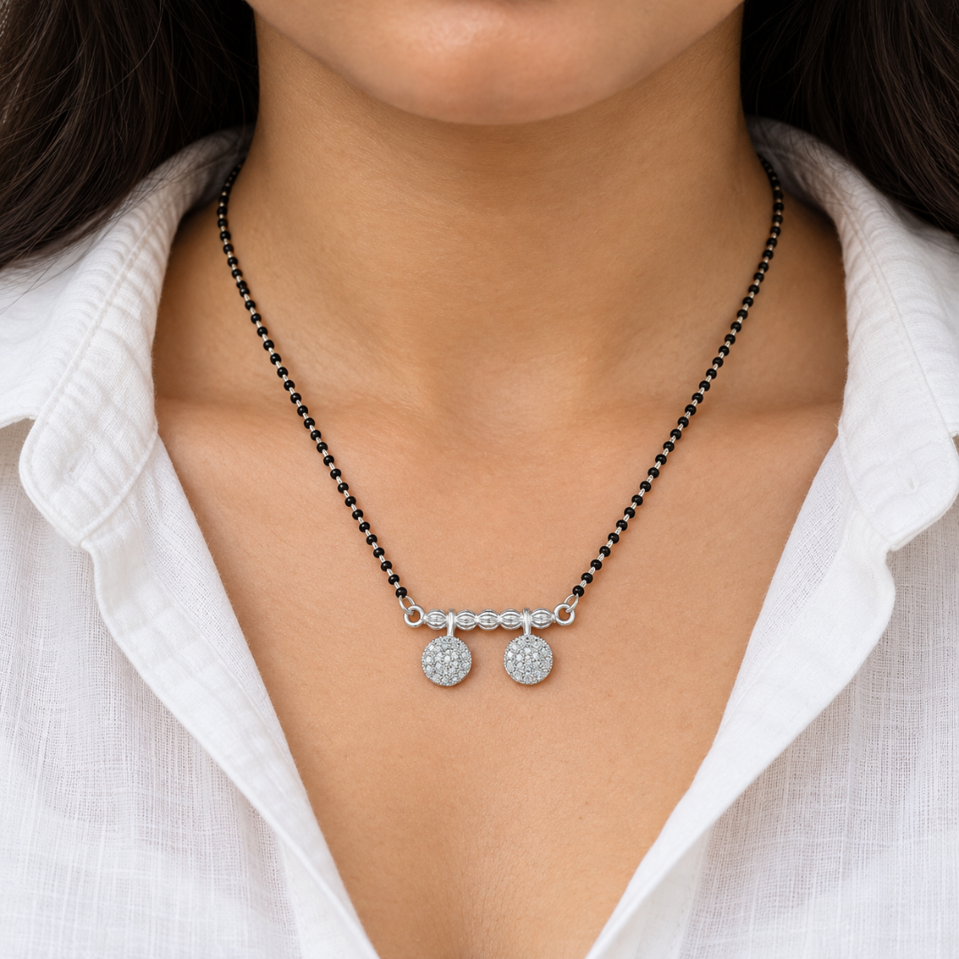 Twin Radiance Drop Mangalsutra