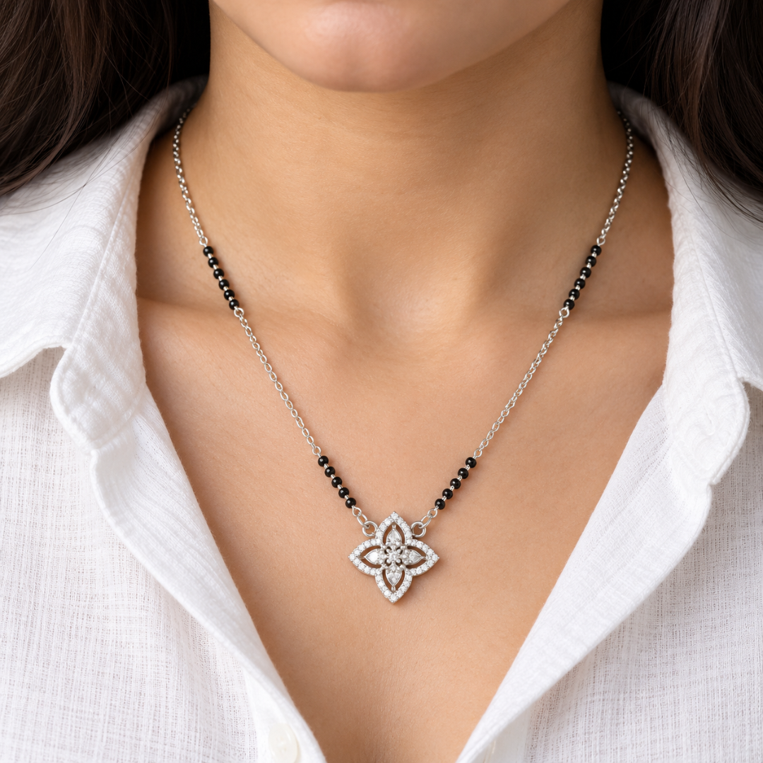 Eternal Bloom Floral Mangalsutra