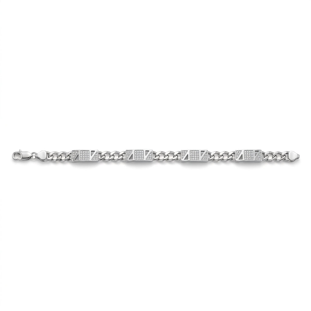 Designer Chain Link Bracelet for Men | Premium Statement Bracelet | 925 Sterling Silver