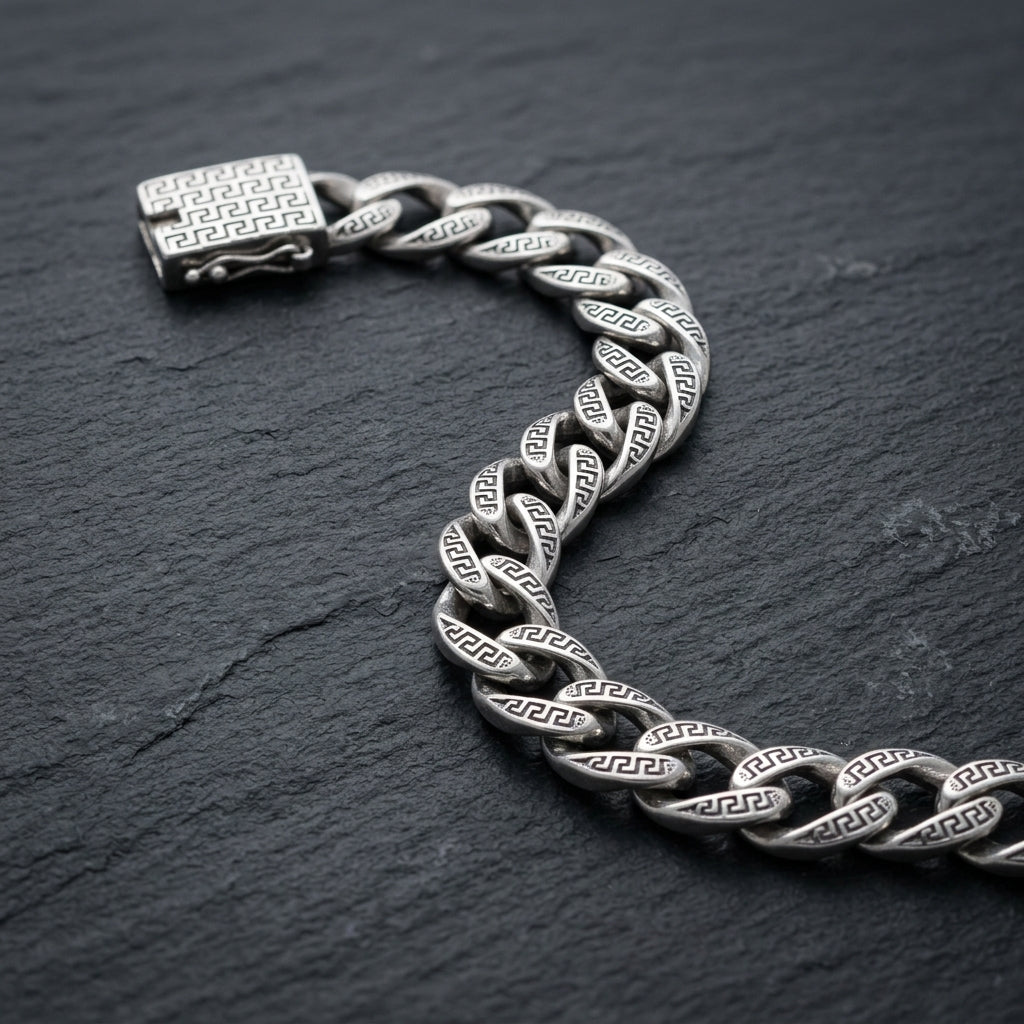 Iced Cuban Link Bracelet for Men | Premium Luxury Bracelet | 925 Sterling Silver